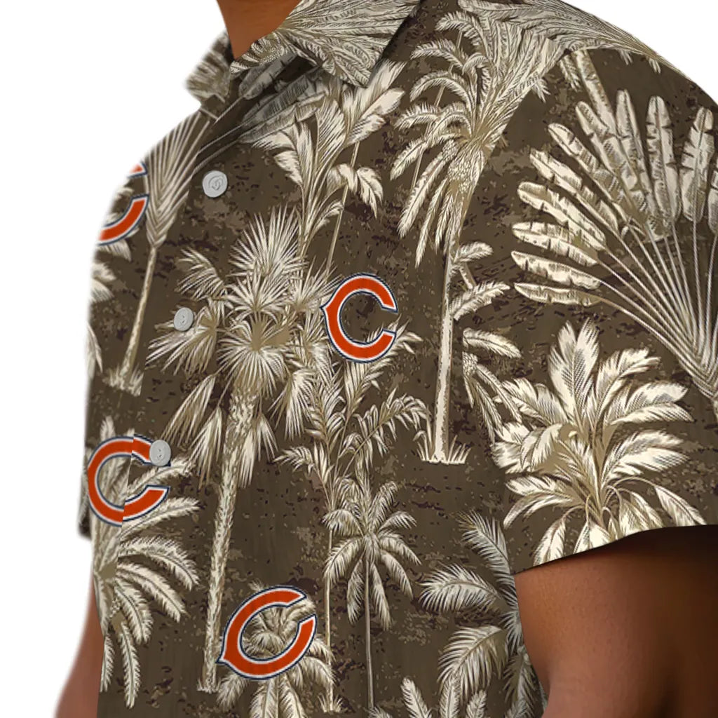Chicago Bears Hawaiian Shirt - Vintage Palm Tree | Hula Hawaiian Shirts