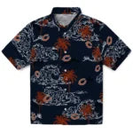 Chicago Bears Hawaiian Shirt - Wave Palm | Hula Hawaiian Shirts