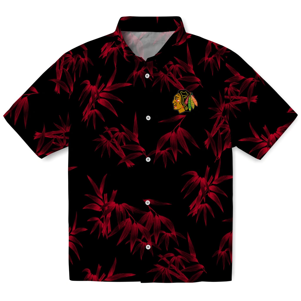 Chicago Blackhawks Hawaiian Shirt - Bamboo Branches | Hula Hawaiian Shirts