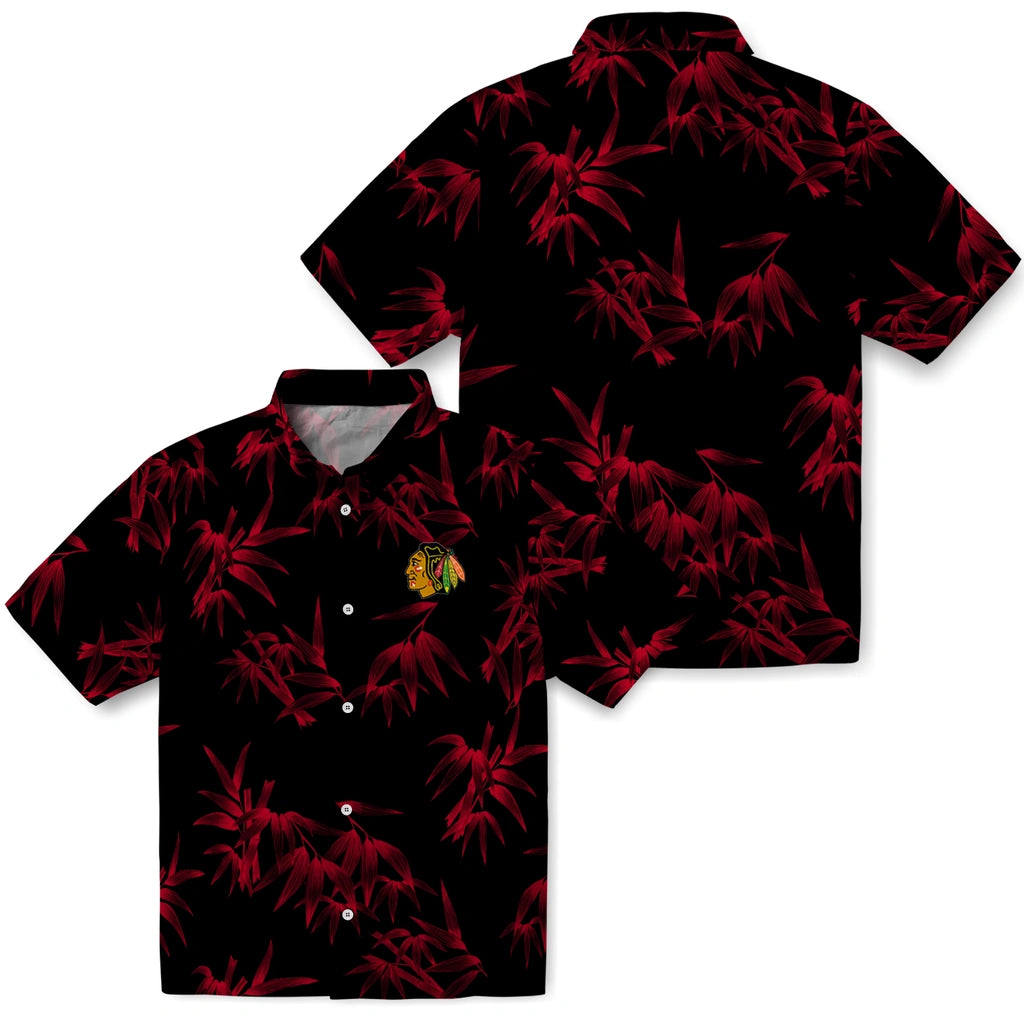 Chicago Blackhawks Hawaiian Shirt - Bamboo Branches | Hula Hawaiian Shirts