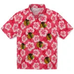 Chicago Blackhawks Hawaiian Shirt - Hibiscus Cluster | Hula Hawaiian Shirts