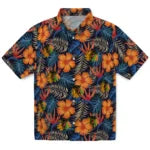 Chicago Blackhawks Hawaiian Shirt - Hibiscus Foliage | Hula Hawaiian Shirts