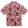 Chicago Blackhawks Hawaiian Shirt - Hibiscus Motif | Hula Hawaiian Shirts