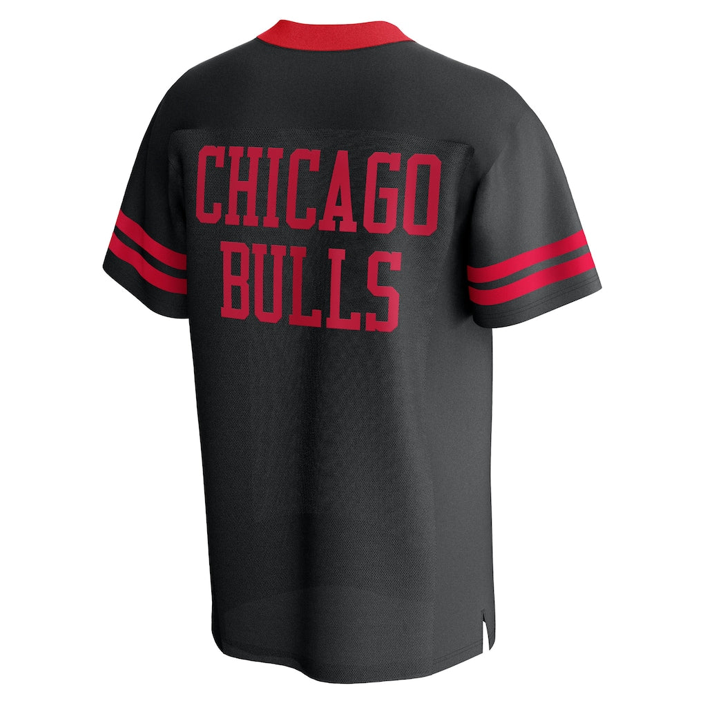 Men’s Chicago Bulls NBA Crossover Football Jersey – 2025 Exclusive Team Apparel - LeagueLockerGear
