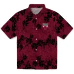 Chicago Bulls Hawaiian Shirt - 50th State Flower | Hula Hawaiian Shirts