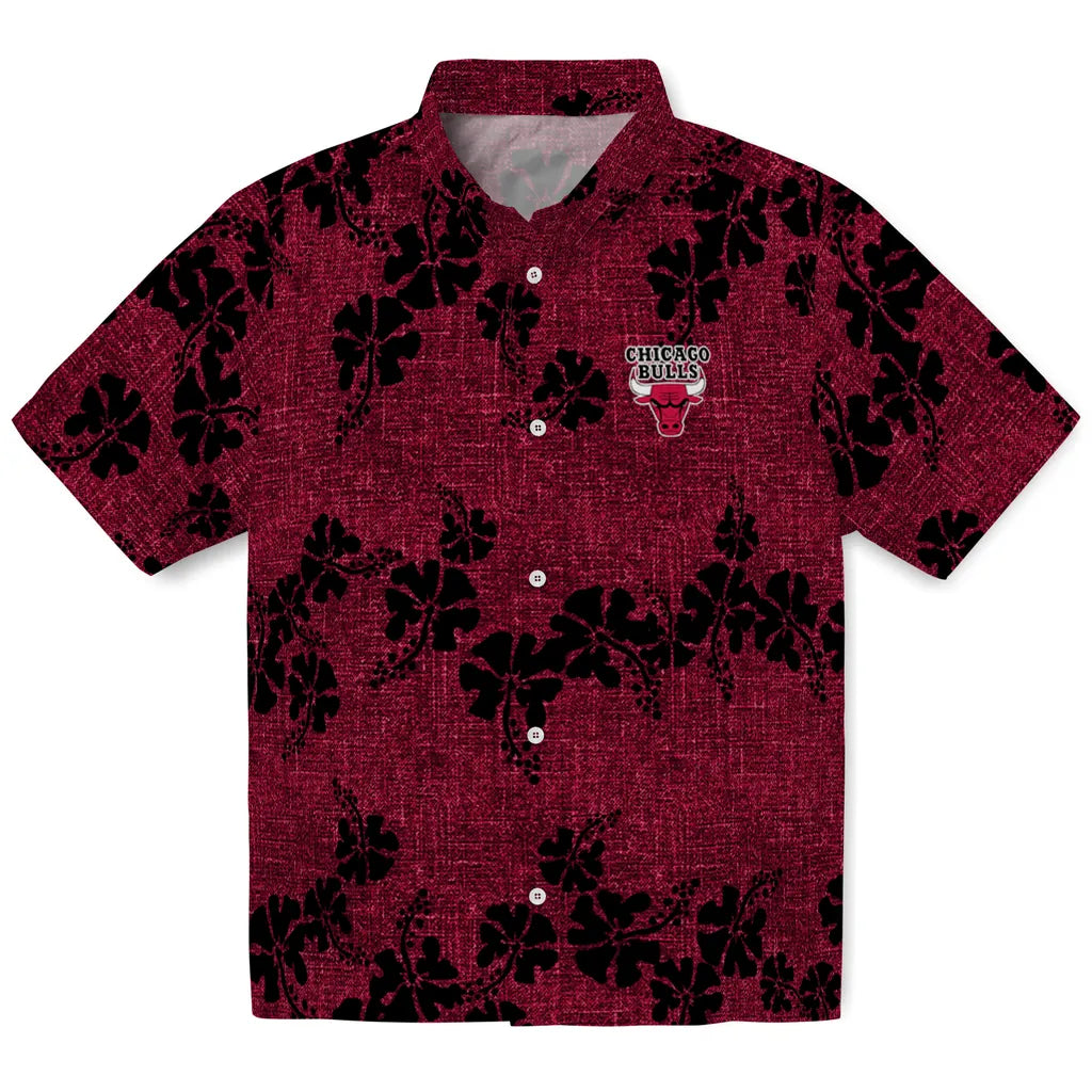 Chicago Bulls Hawaiian Shirt - 50th State Flower | Hula Hawaiian Shirts