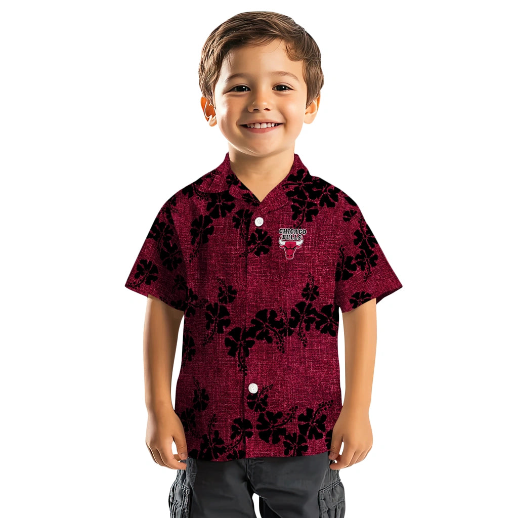 Chicago Bulls Hawaiian Shirt - 50th State Flower | Hula Hawaiian Shirts