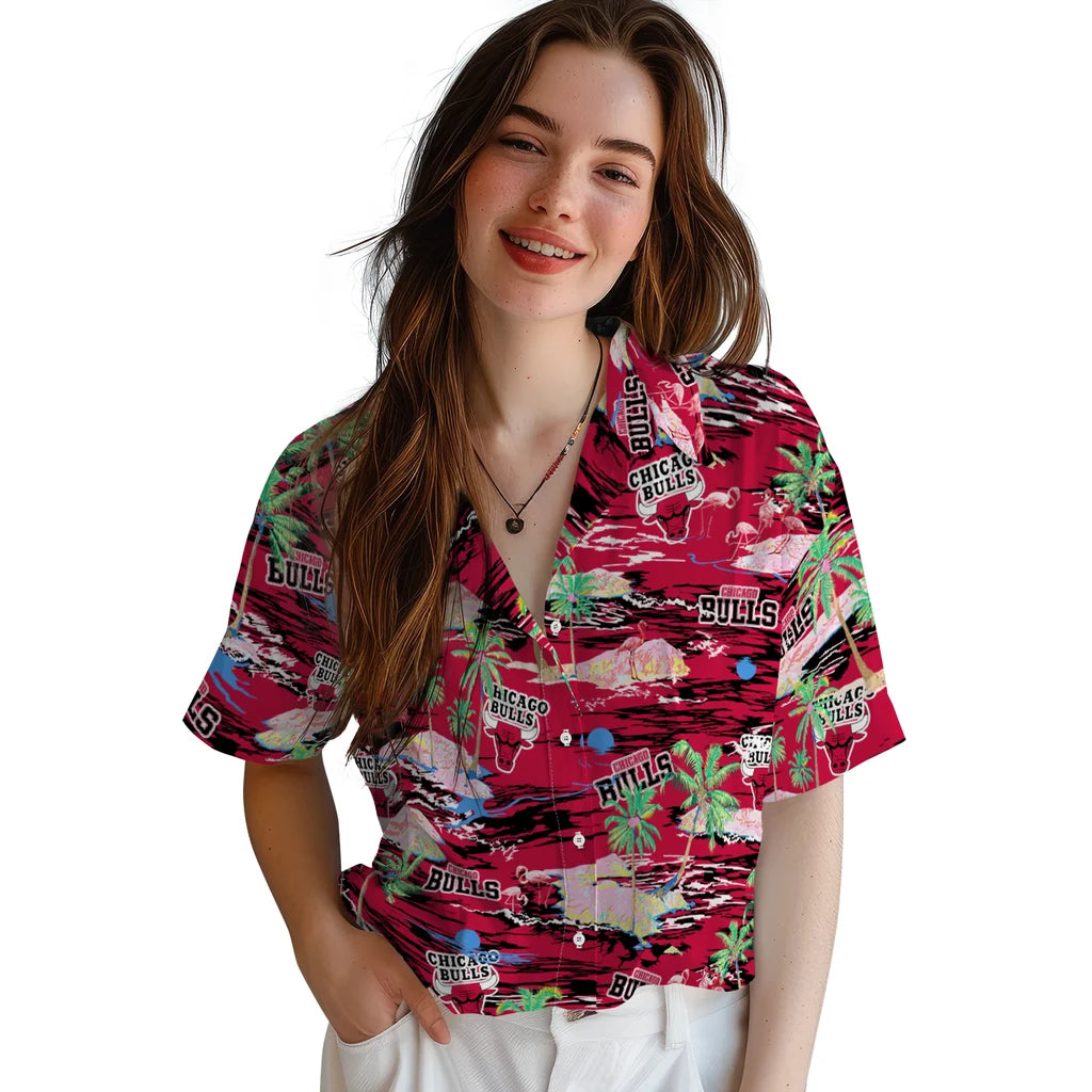 Chicago Bulls Hawaiian Shirt - Hawaii Island | Hula Hawaiian Shirts