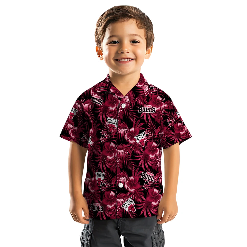 Chicago Bulls Hawaiian Shirt - Hibiscus Exotic | Hula Hawaiian Shirts