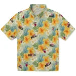 Chicago Bulls Hawaiian Shirt - Hibiscus Mood | Hula Hawaiian Shirts