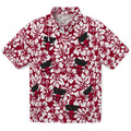 Chicago Bulls Hawaiian Shirt - Hibiscus Motif | Hula Hawaiian Shirts