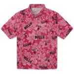 Chicago Bulls Hawaiian Shirt - Hibiscus Oasis | Hula Hawaiian Shirts
