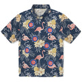 Chicago Cubs Hawaiian Shirt - Flamingo Hibiscus | Hula Hawaiian Shirts