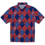 Chicago Cubs Hawaiian Shirt - Golfing Plaid | Hula Hawaiian Shirts