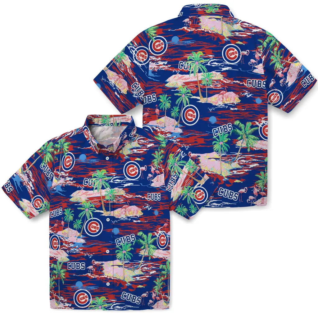 Chicago Cubs Hawaiian Shirt - Hawaii Island | Hula Hawaiian Shirts