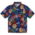 Chicago Cubs Hawaiian Shirt - Hibiscus Tiki Jungle | Hula Hawaiian Shirts