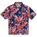 Chicago Cubs Hawaiian Shirt - Palm Leaves | Hula Hawaiian Shirts