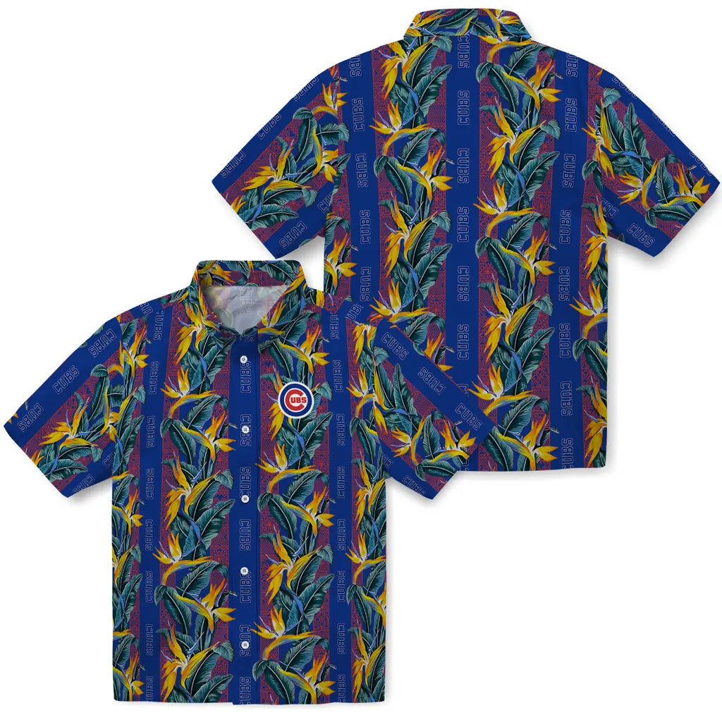 Chicago Cubs Hawaiian Shirt - Paradise Vines | Hula Hawaiian Shirts