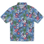 Chicago Cubs Hawaiian Shirt - Pineapple Bouquet | Hula Hawaiian Shirts