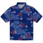 Chicago Cubs Hawaiian Shirt - Wave Palm | Hula Hawaiian Shirts