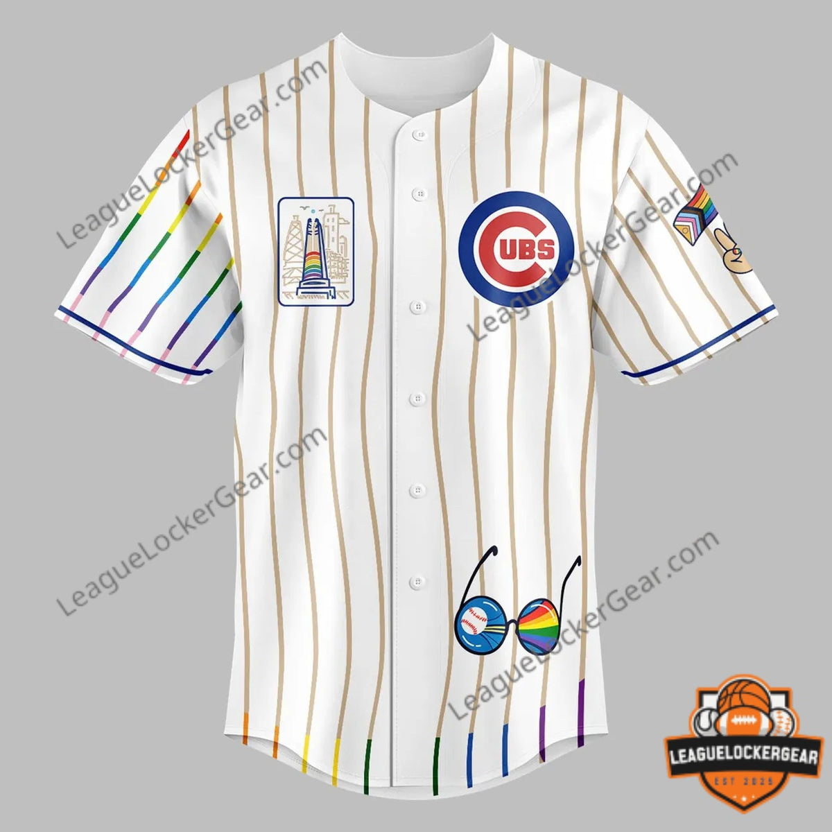 Chicago Cubs Pride 26 Baseball Jersey - LeagueLockerGear