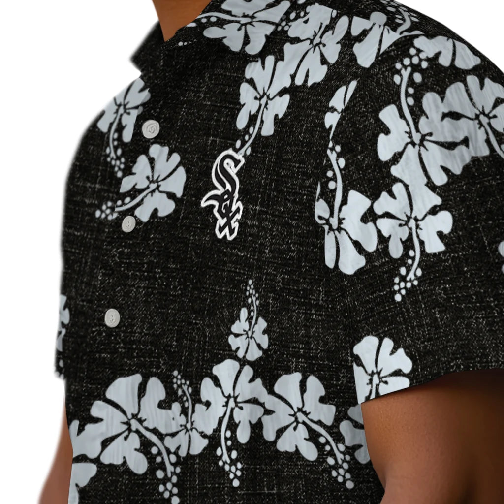Chicago White Sox Hawaiian Shirt - 50th State Flower | Hula Hawaiian Shirts