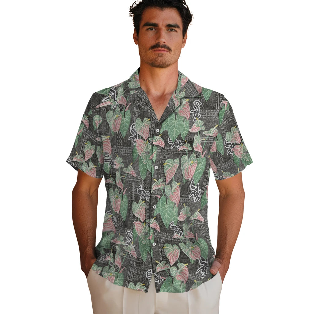 Chicago White Sox Hawaiian Shirt - Anthurium Overlay | Hula Hawaiian Shirts