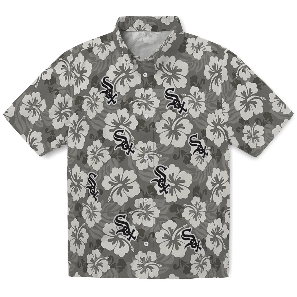 Chicago White Sox Hawaiian Shirt - Hibiscus Cluster | Hula Hawaiian Shirts