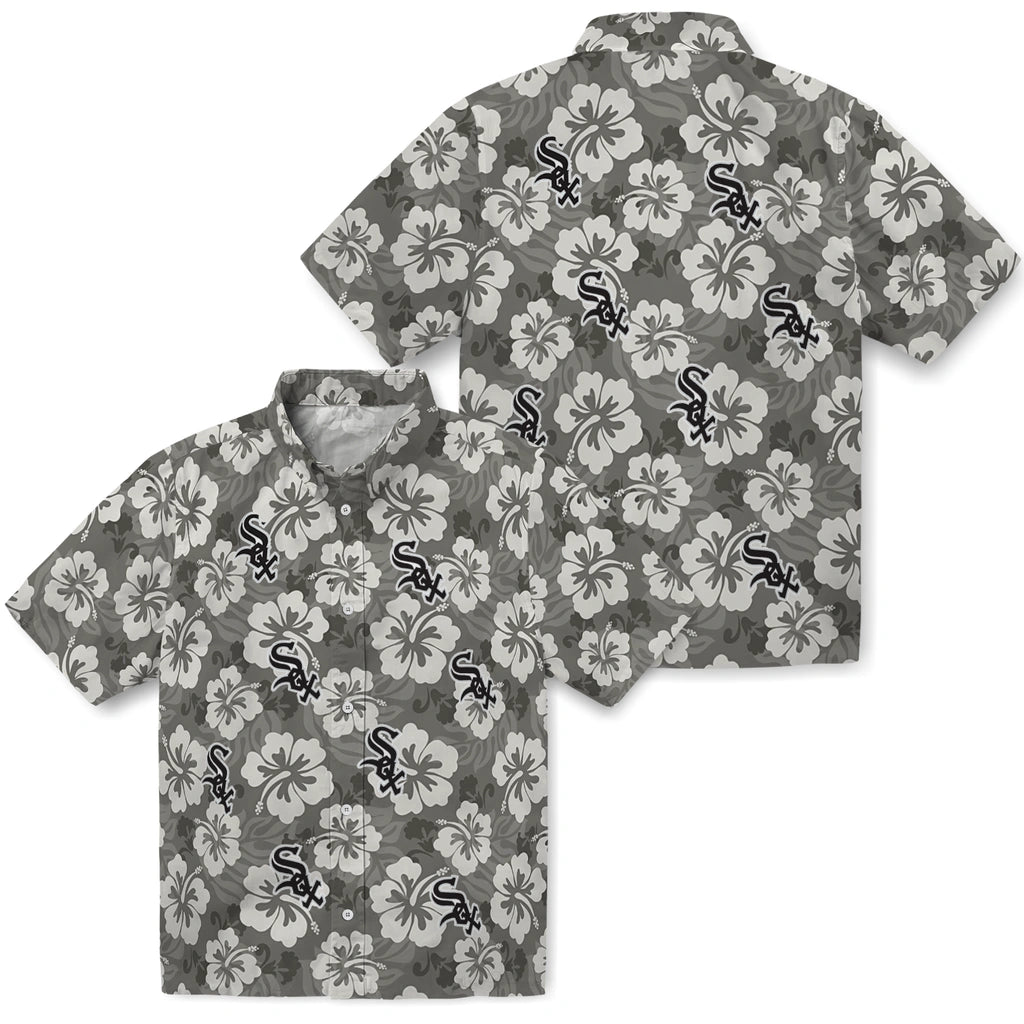 Chicago White Sox Hawaiian Shirt - Hibiscus Cluster | Hula Hawaiian Shirts