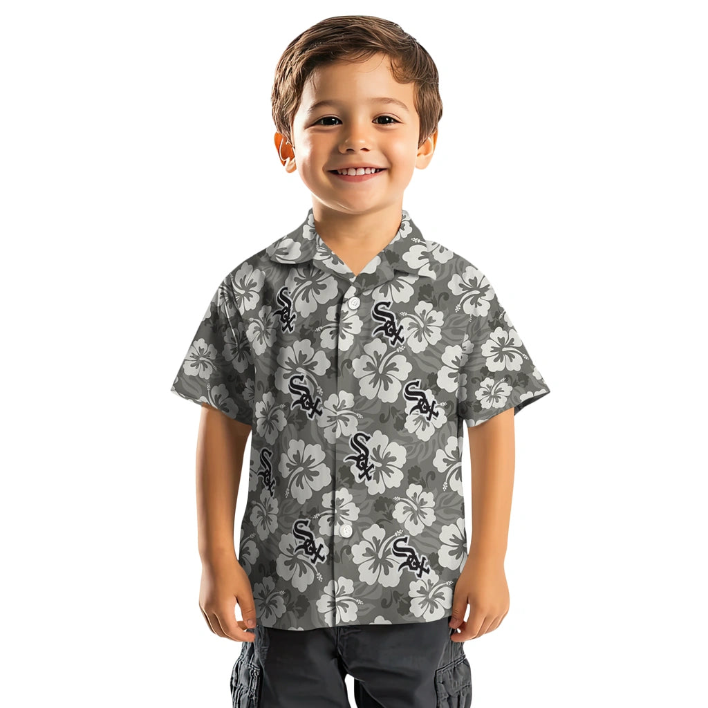 Chicago White Sox Hawaiian Shirt - Hibiscus Cluster | Hula Hawaiian Shirts