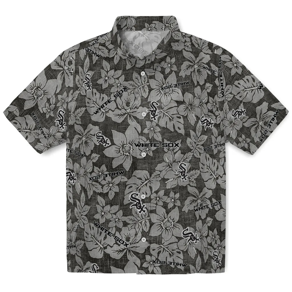 Chicago White Sox Hawaiian Shirt - Hibiscus Oasis | Hula Hawaiian Shirts