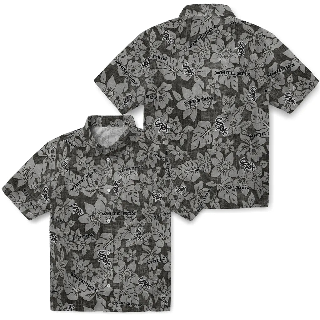 Chicago White Sox Hawaiian Shirt - Hibiscus Oasis | Hula Hawaiian Shirts