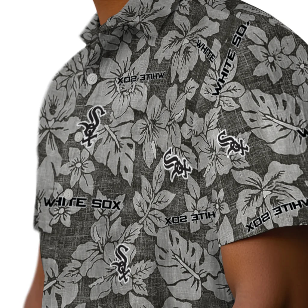 Chicago White Sox Hawaiian Shirt - Hibiscus Oasis | Hula Hawaiian Shirts