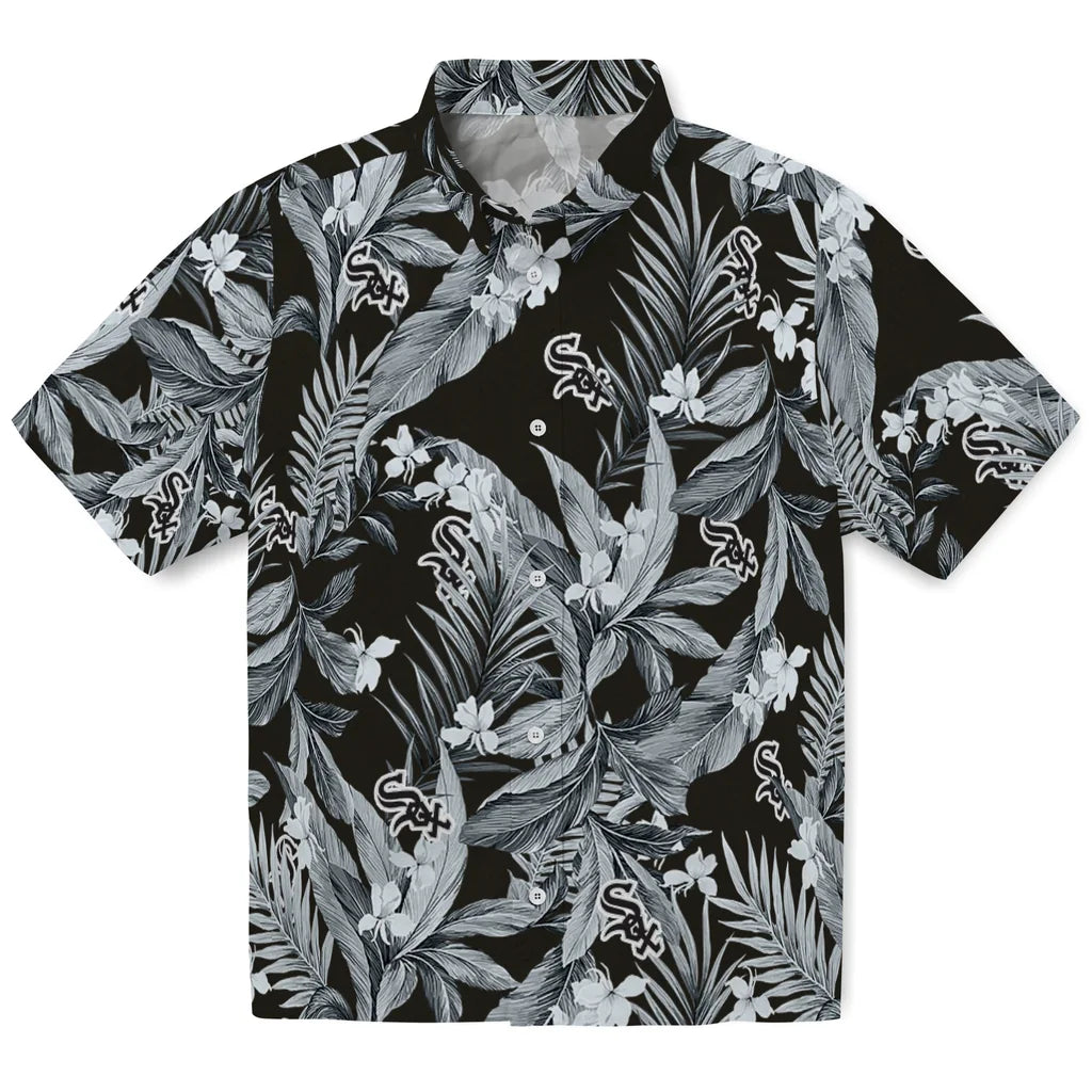 Chicago White Sox Hawaiian Shirt - Palm Leaves | Hula Hawaiian Shirts