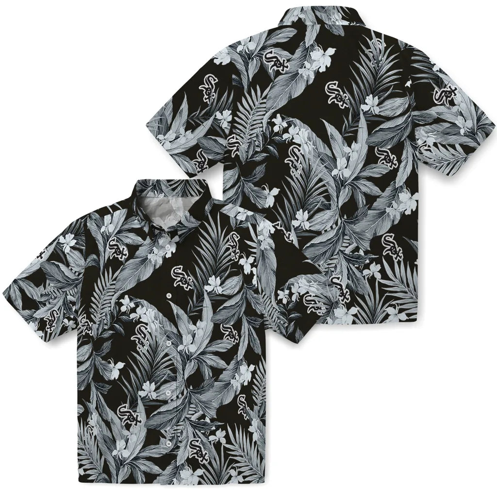 Chicago White Sox Hawaiian Shirt - Palm Leaves | Hula Hawaiian Shirts