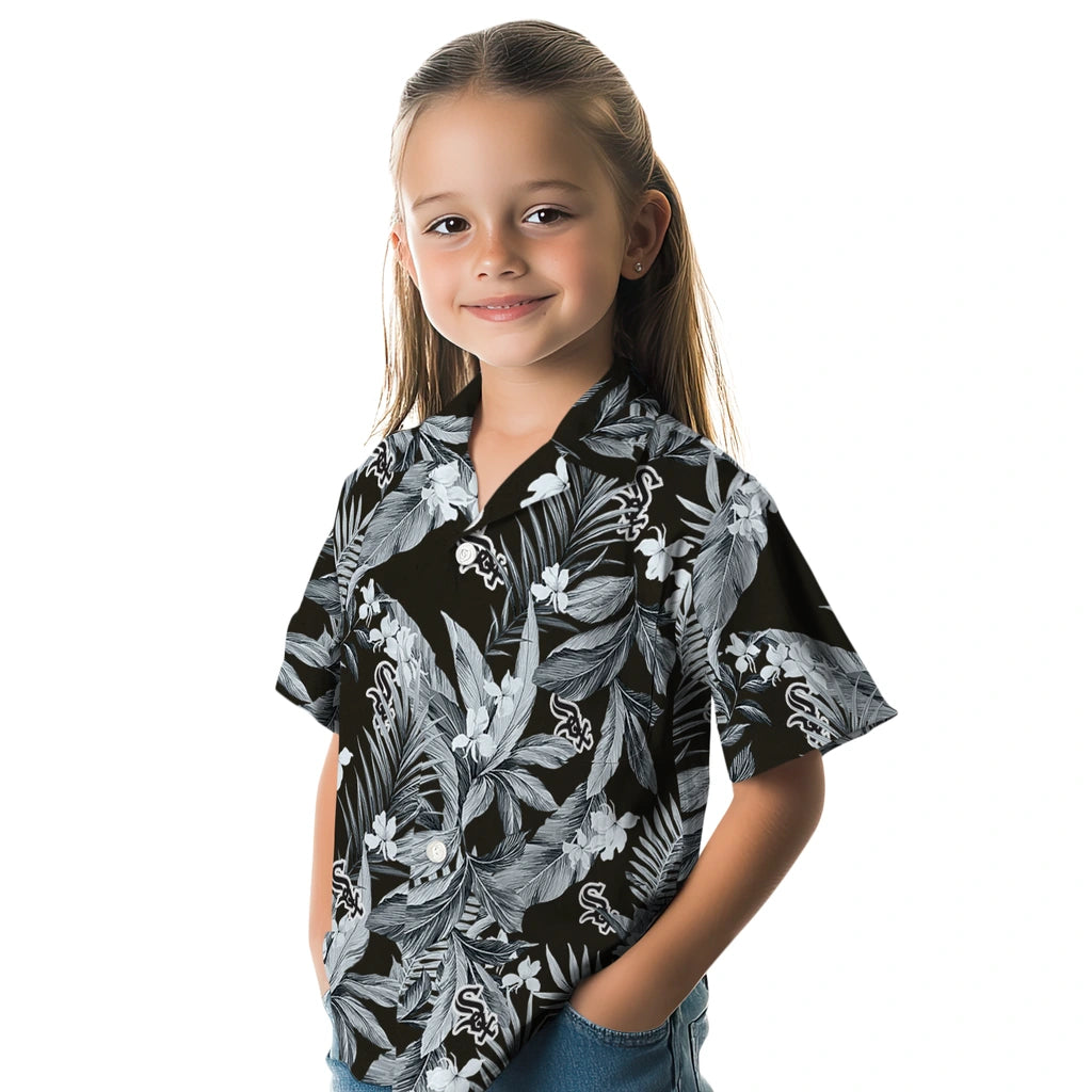 Chicago White Sox Hawaiian Shirt - Palm Leaves | Hula Hawaiian Shirts