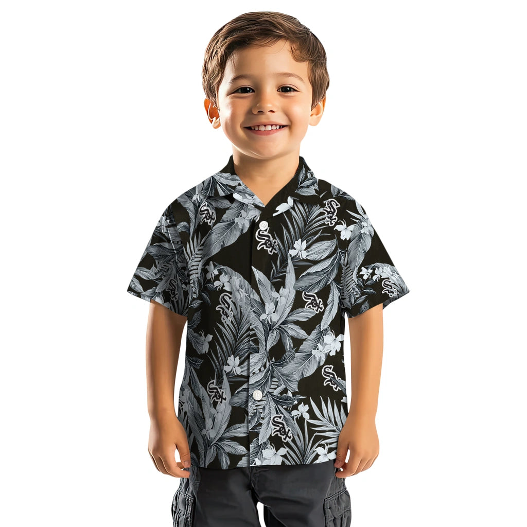 Chicago White Sox Hawaiian Shirt - Palm Leaves | Hula Hawaiian Shirts