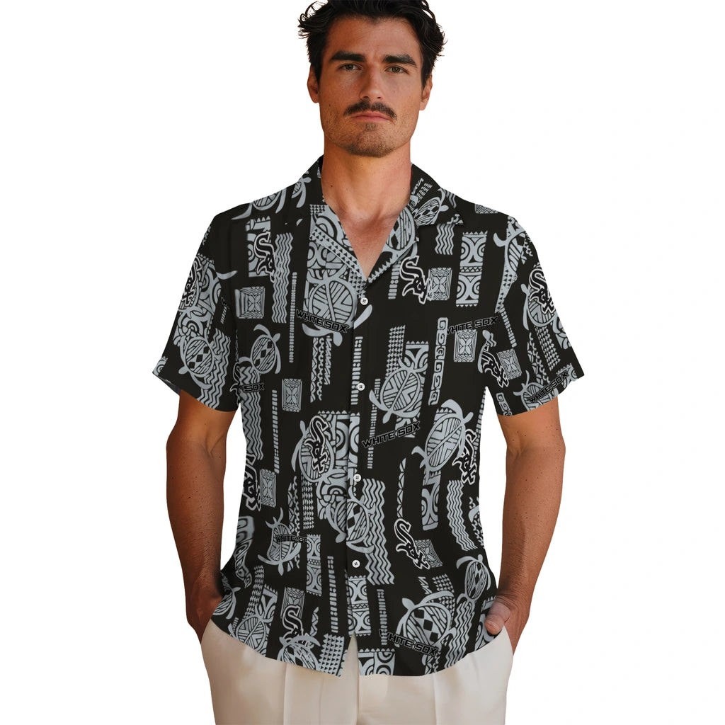 Chicago White Sox Hawaiian Shirt - Turtle Lines | Hula Hawaiian Shirts