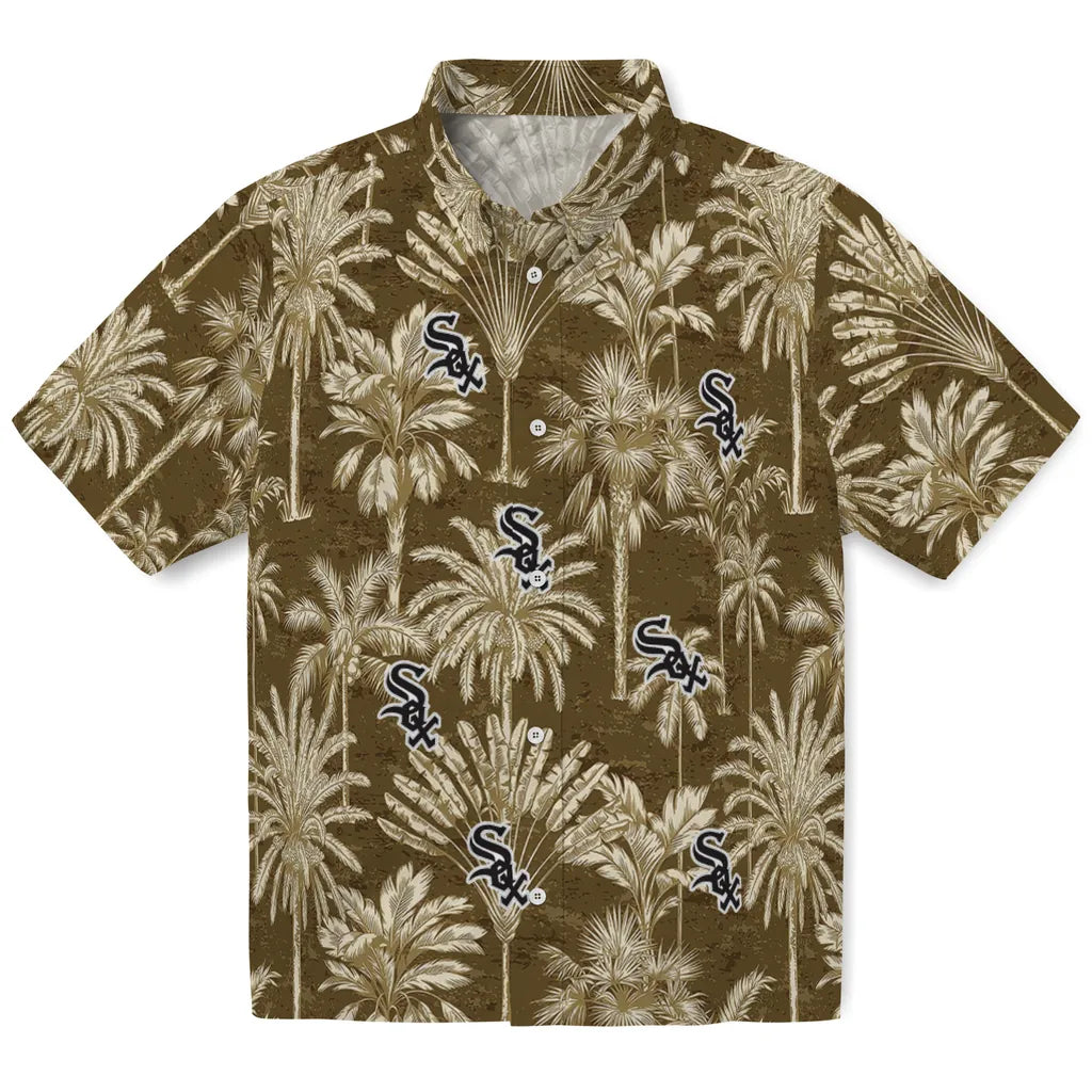 Chicago White Sox Hawaiian Shirt - Vintage Palm Tree | Hula Hawaiian Shirts
