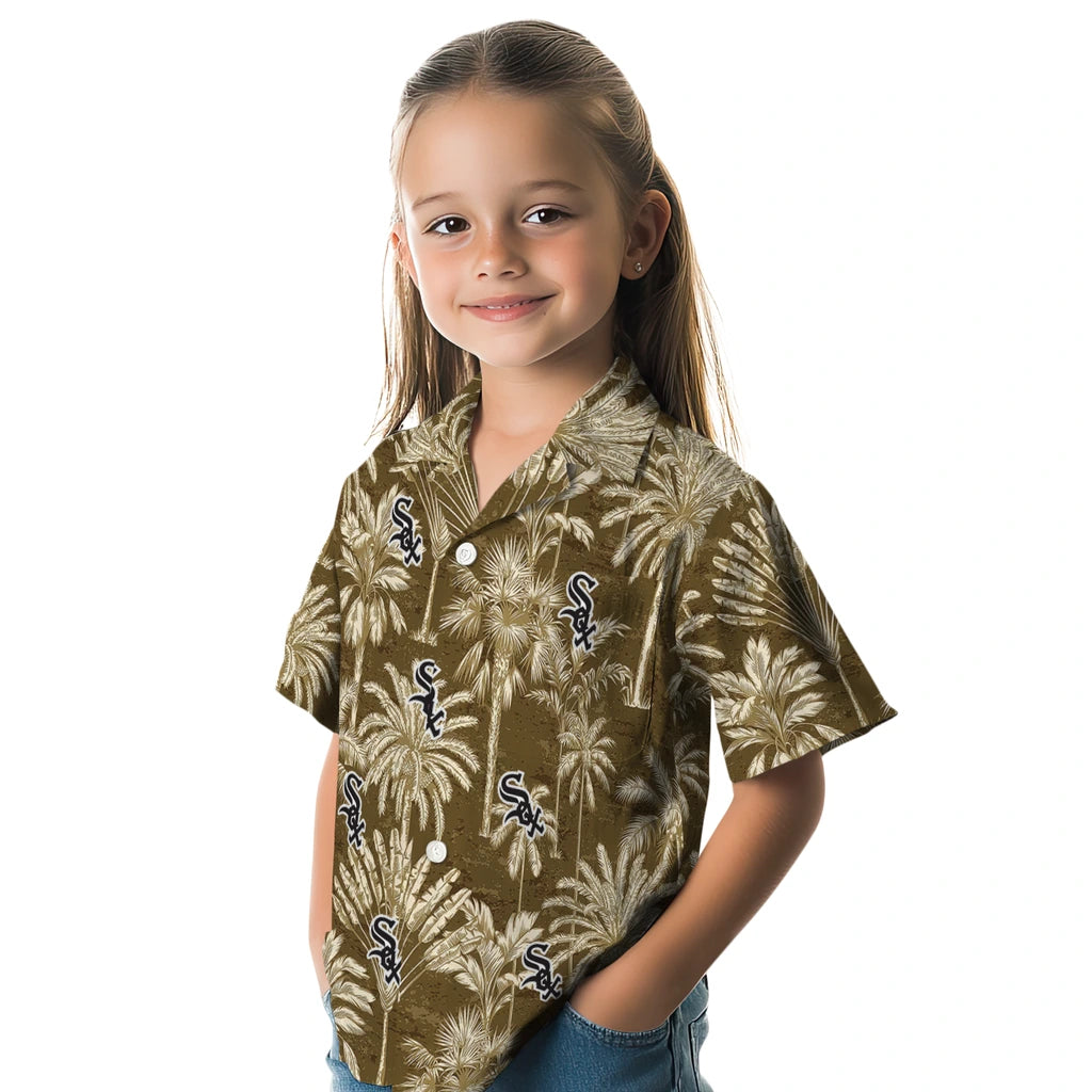 Chicago White Sox Hawaiian Shirt - Vintage Palm Tree | Hula Hawaiian Shirts