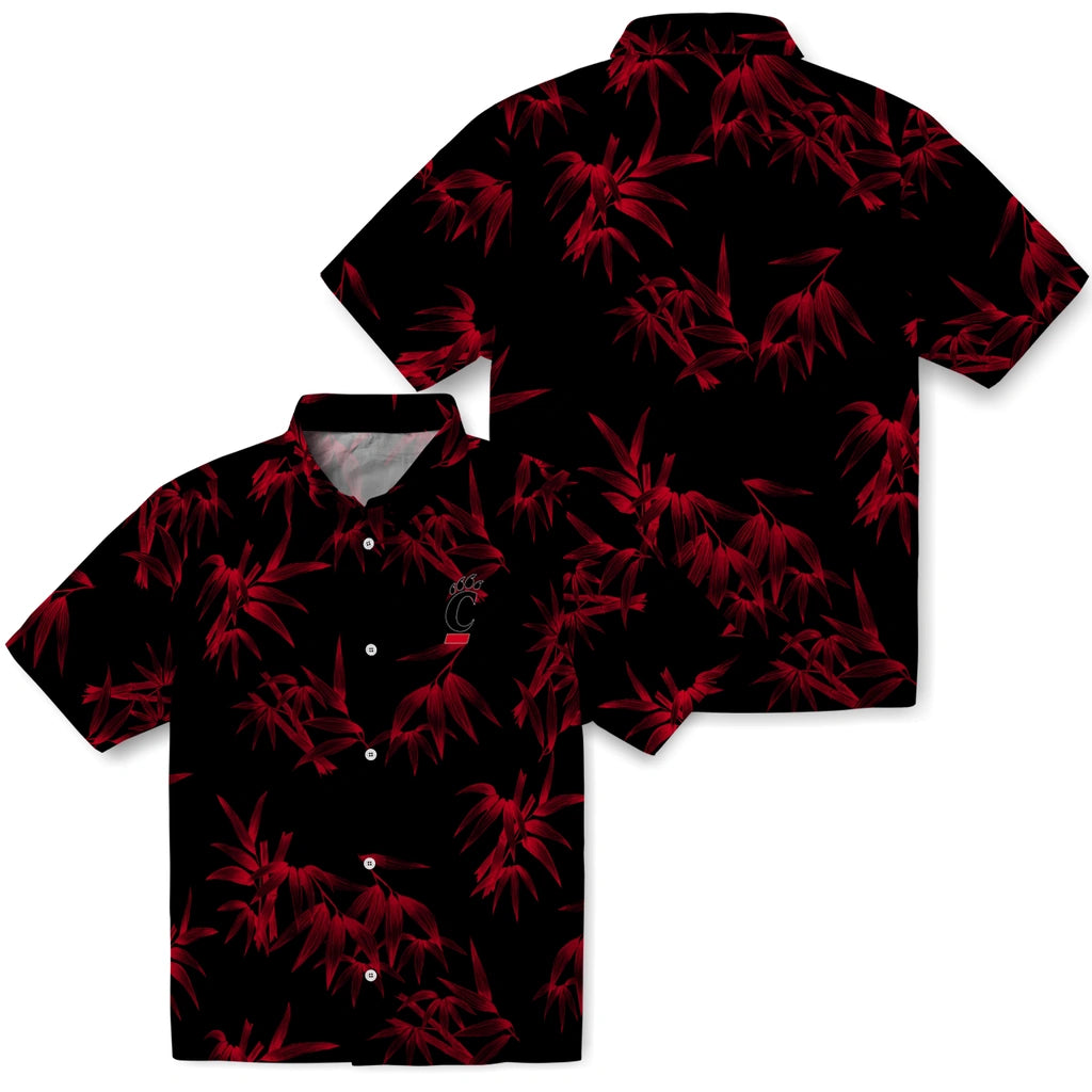 Cincinnati Bearcats Hawaiian Shirt - Bamboo Branches | Hula Hawaiian Shirts