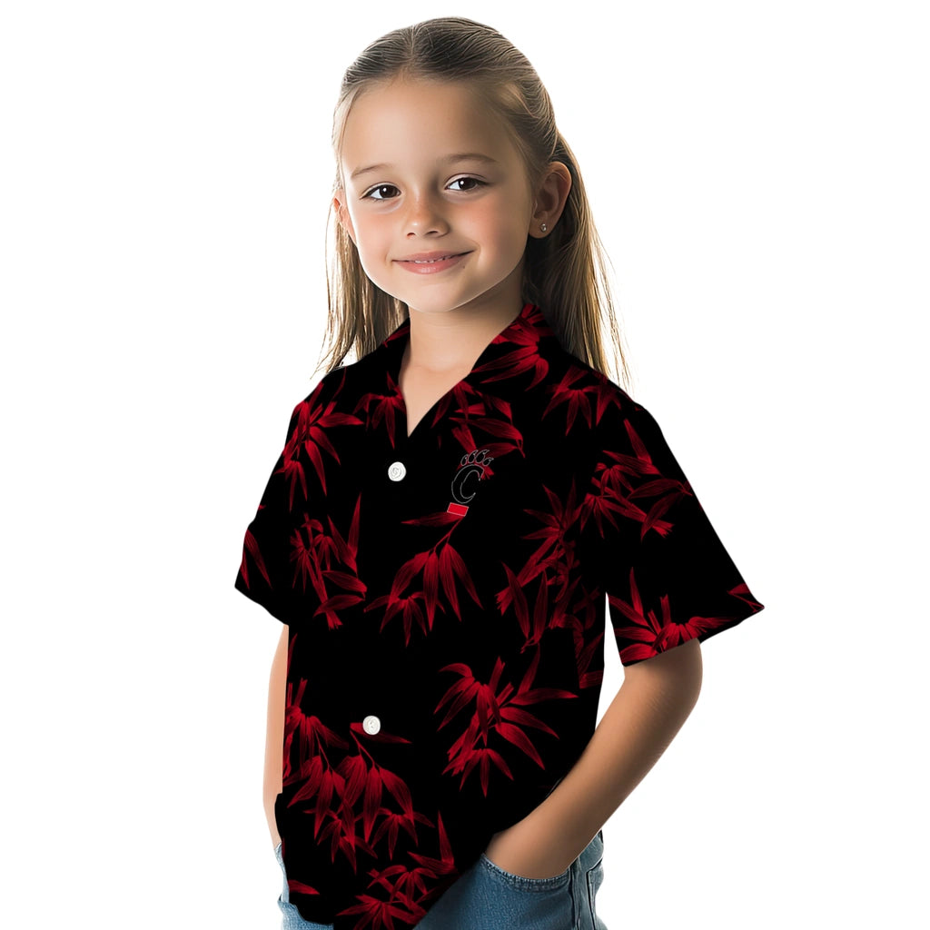 Cincinnati Bearcats Hawaiian Shirt - Bamboo Branches | Hula Hawaiian Shirts