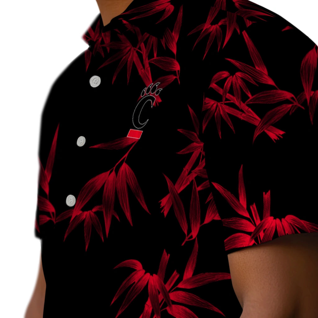 Cincinnati Bearcats Hawaiian Shirt - Bamboo Branches | Hula Hawaiian Shirts