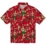 Cincinnati Bearcats Hawaiian Shirt - Hawaiian Girls Design | Hula Hawaiian Shirts
