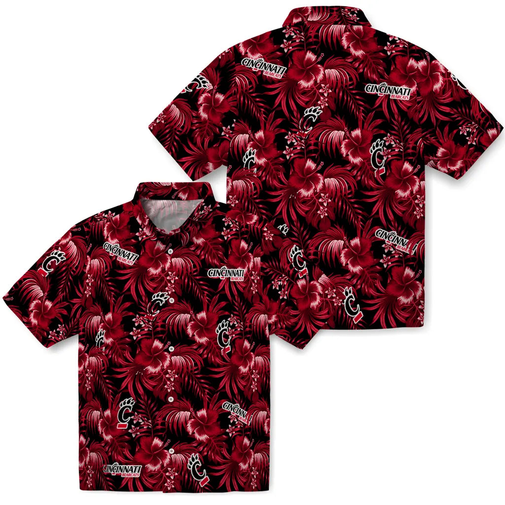 Cincinnati Bearcats Hawaiian Shirt - Hibiscus Exotic | Hula Hawaiian Shirts