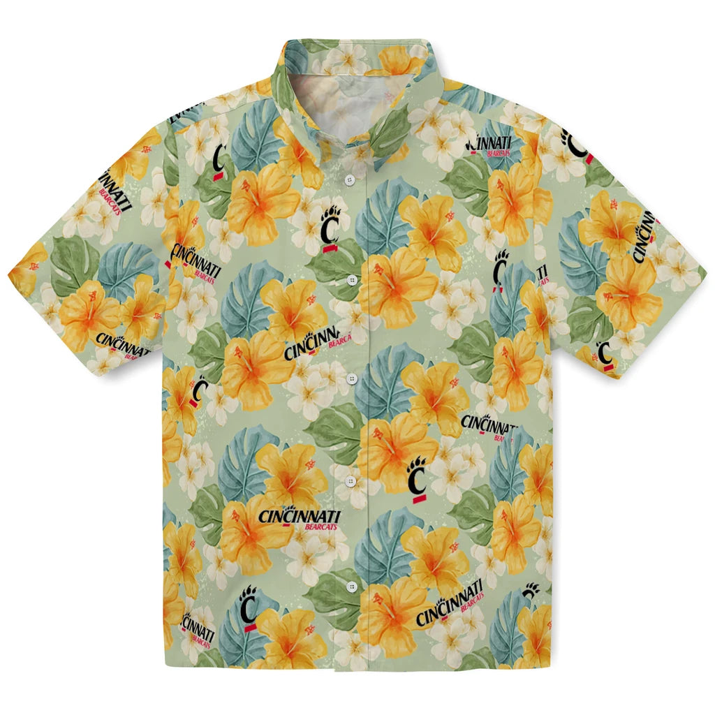 Cincinnati Bearcats Hawaiian Shirt - Hibiscus Mood | Hula Hawaiian Shirts