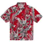 Cincinnati Bearcats Hawaiian Shirt - Palm Leaves | Hula Hawaiian Shirts