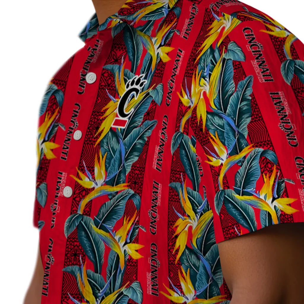 Cincinnati Bearcats Hawaiian Shirt - Paradise Vines | Hula Hawaiian Shirts