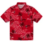 Cincinnati Bearcats Hawaiian Shirt - Wave Palm | Hula Hawaiian Shirts