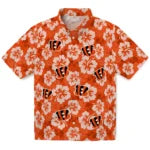 Cincinnati Bengals Hawaiian Shirt - Hibiscus Cluster | Hula Hawaiian Shirts